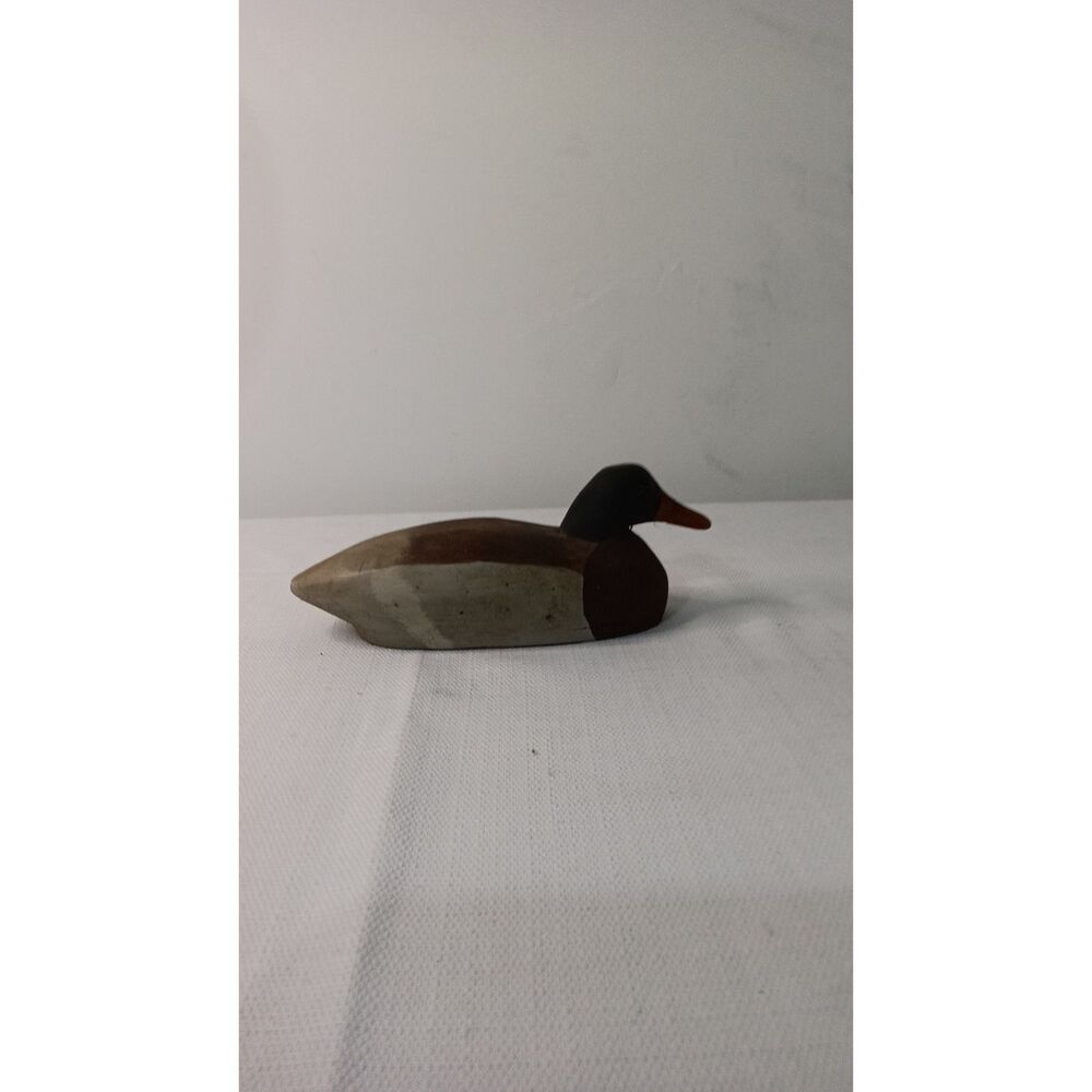 Mallard Duck Decoy Wooden Hand Painted Brilco 1985